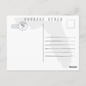 ナバラビーチフロリダレトロサンセットディ土産 ポストカード (裏面)