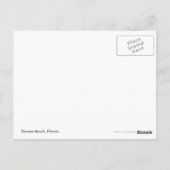 ナバラビーチフロリダ – ここに来てほしい ポストカード (裏面)