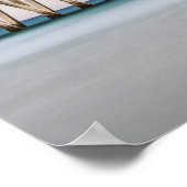 ナバラビーチ魚釣りピア ポスター (角)