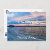 ナバラ考えるサンタローザサンセットオブユー葉書 ポストカード (正面/裏面)