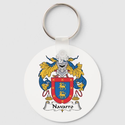 ナバロ家紋 キーホルダー (正面)