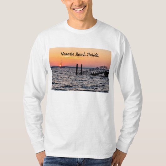 ナバーラフロリダサンタローザサンライズ長袖 Tシャツ (正面)