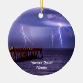 ナバーラフロリダ稲妻ストームオーナメント セラミックオーナメント (正面)