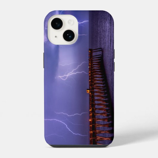ナバーラフロリダ稲妻ストーム iPhoneケース (裏面)
