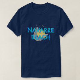 ナバールのビーチのフロリダのアートなデザイン Tシャツ