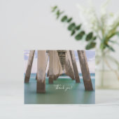 ナバールビーチの桟橋下の感謝の気持ちを伝えるポストカード ポストカード (スタンド正面)