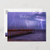 ナバール フロリダ 落雷嵐 感謝 ポストカード (正面/裏面)