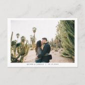 ナパでのウェディングウィークエンド | 旅程カード エンクロージャーカード (裏面)