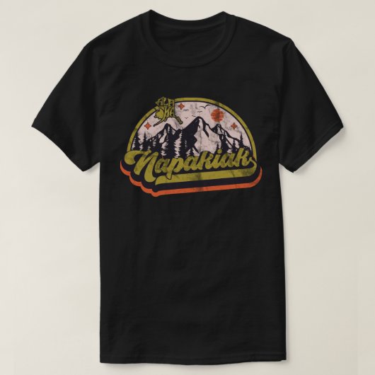 ナパキアク, アラスカ州 Tシャツ (デザイン正面)