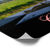 ナパバレーのブドウ畑 ポスター (角)