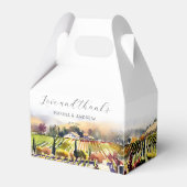 ナパバレーのヴィネヤードウォーター結婚カラー感謝していのユーザ フェイバーボックス (正面サイド)