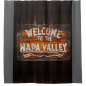 ナパバレーへようこそ シャワーカーテン (正面)