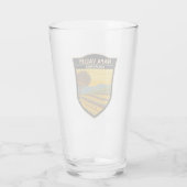 ナパバレーカリフォルニアトラベルアートヴィンテージ タンブラーグラス (裏面)