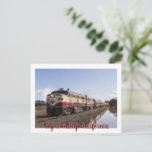 ナパバレーカリフォルニアワイントレインポストカード インビテーションポストカード (スタンド正面)