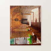 ナパバレーカリフォルニア。クリスマスグリーティング ジグソーパズル (縦)