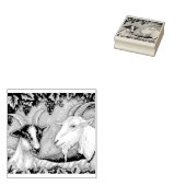 ナパバレーキッド&ビリーヤギのゴムスタンプ*カスタム ラバースタンプ (押印)