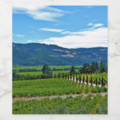 ナパバレーシーン ワインラベル (シングルラベル)