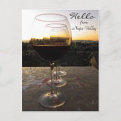 ナパバレーハガキからこんにちは! ポストカード (正面)