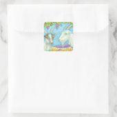 ナパバレーヤギUnder Grape Arbor STICKERSシート スクエアシール (バッグ)