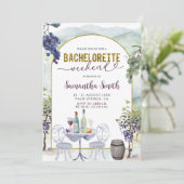 ナパバレーワイナリーバチェロレッテウィークエンド旅程 招待状 (スタンド正面)