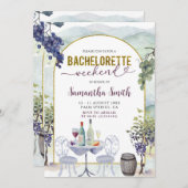 ナパバレーワイナリーバチェロレッテウィークエンド旅程 招待状 (正面/裏面)