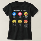 ナパバレーワインおもしろいユーモアアクセサリー Tシャツ (デザイン正面)