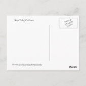 ナパバレーワインカントリーヴィンヤード ポストカード (裏面)