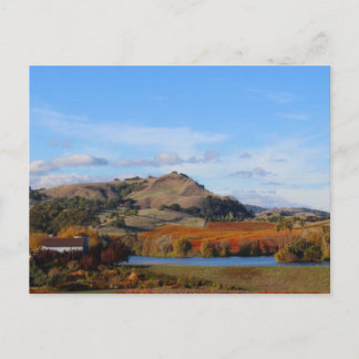 ナパバレーワインカントリー秋 ポストカード