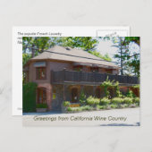 ナパバレーワインカントリー – ヤントビル ポストカード (正面/裏面)