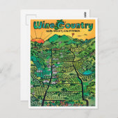 ナパバレーヴィンテージ旅行はがき ポストカード (正面/裏面)