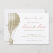 ナパバレーヴィンテージ熱気球の日付を保存 セーブザデート (正面)