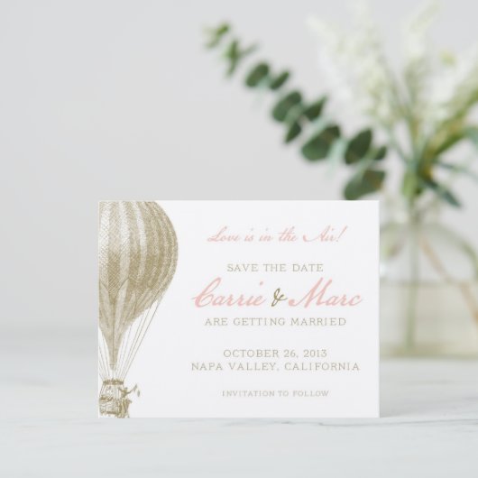 ナパバレーヴィンテージ熱気球の日付を保存 セーブザデート (スタンド正面)