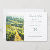 ナパバレーヴィンヤードザ結婚デイト 招待状 (正面)