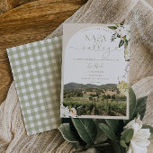 ナパバレー独身最後の女友達パーティー招待状 & 行程表 招待状