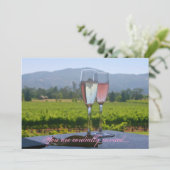 ナパバレー結婚式招待状 招待状 (スタンド正面)