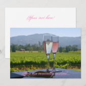 ナパバレー ウェディング 招待状 (正面/裏面)