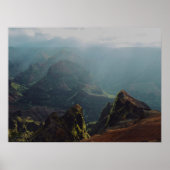 ナパリコーストカウアイ撮影プリント ポスター (正面)