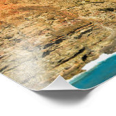 ナパリコースト – カウアイ、ハワイ フォトプリント            (角)