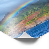 ナパリコースト – カウアイ、ハワイ フォトプリント            (角)