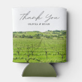 ナパワイナリー結婚式の引き出物カスタム 缶クーラー (裏面)