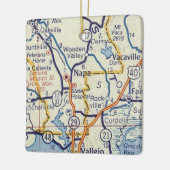 ナパヴィンテージマップ セラミックオーナメント (左)