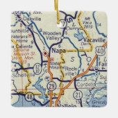 ナパヴィンテージマップ セラミックオーナメント (正面)