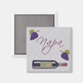 ナパヴィンテージワインボトル マグネット (正面/裏面)