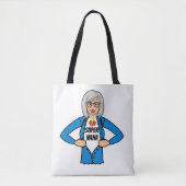 ナパーソナライズされたすごいナトート トートバッグ (正面)