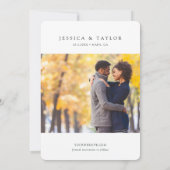 ナパ セーブ・ザ・デート ワイナリー ウェディング 招待状 (裏面)