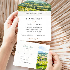 ナパ・バレー オール・イン・ワン ティアアウェイ RSVP オールインワン招待状