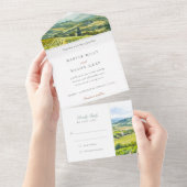 ナパ・バレー　オール・イン・ワン　ティアアウェイ　RSVP オールインワン招待状 (貼ってはがせる)