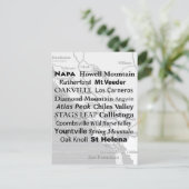 ナパ ワイン カントリー ポストカード (スタンド正面)