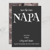 ナパ 招待状 (正面/裏面)