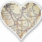 ナパCAヴィンテージマップ シール (正面)